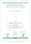 Certyfikat - Konferencja - Lasery