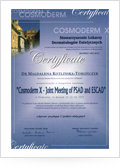 Certyfikat - Cosmoderm X